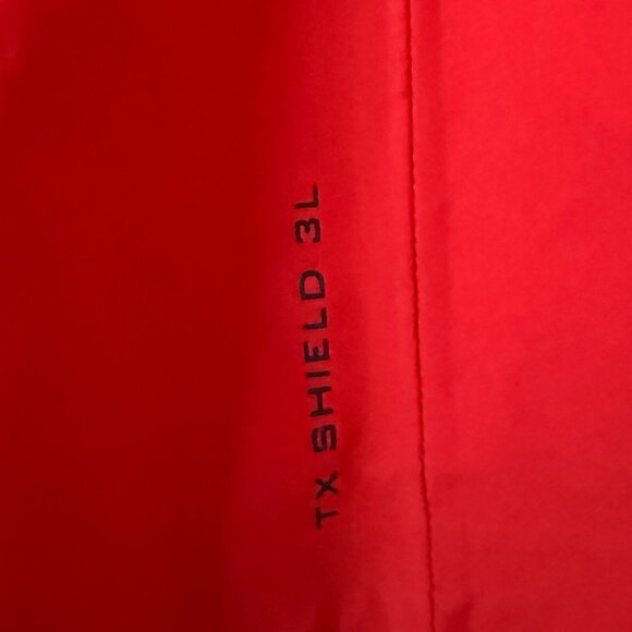 J. Lindeberg Men’s Golf Jacket Rain Windbreaker Small Red TX Shield Aerial Lite - Picture 9 of 11